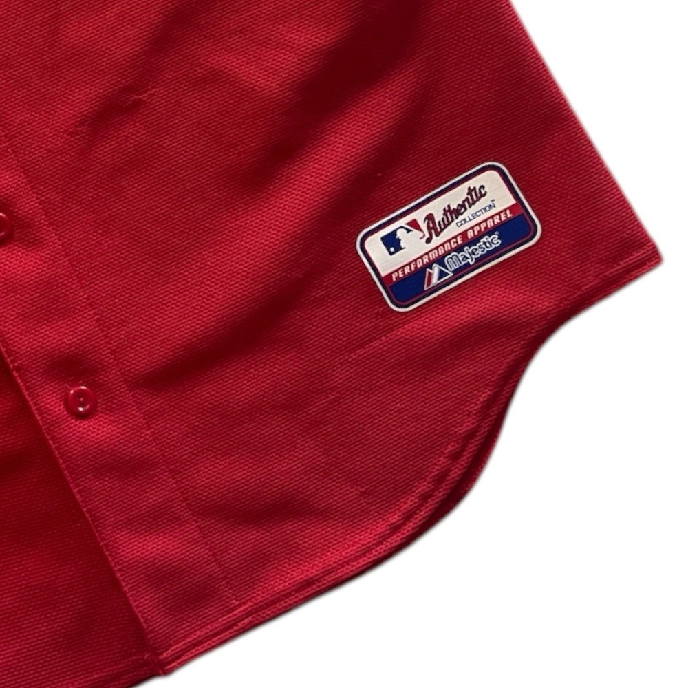 Majestic Red Sox Jersey Red Home Colorway Made in USA Large - Picture 4 of 10